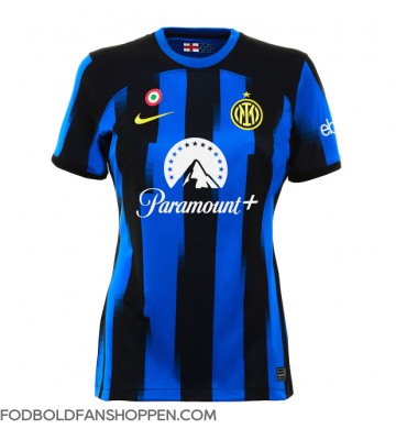 Inter Milan Alessandro Bastoni #95 Hjemmebanetrøje Dame 2023-24 Kortærmet